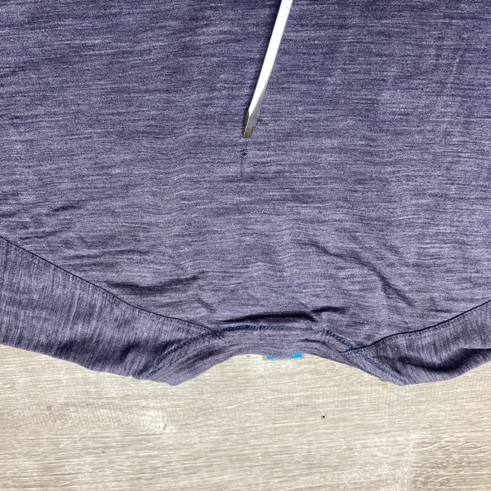 Icebreaker Shirt Cool-Lite Mens Large Purple Merino Wool Blend Short Sleeve Tee - Picture 5 of 10